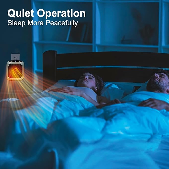 Warmify™800W Wall-Mounted Electric Portable Heater